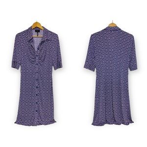 Laundry by Shelli Segal Tile Print Shirt Dress